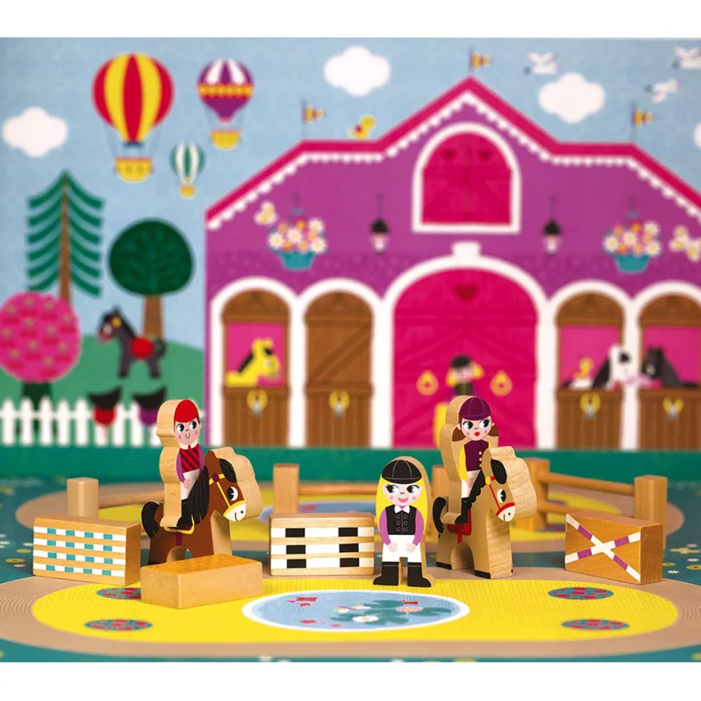 Janod Pony Club Mini Story Holz 12 Teile