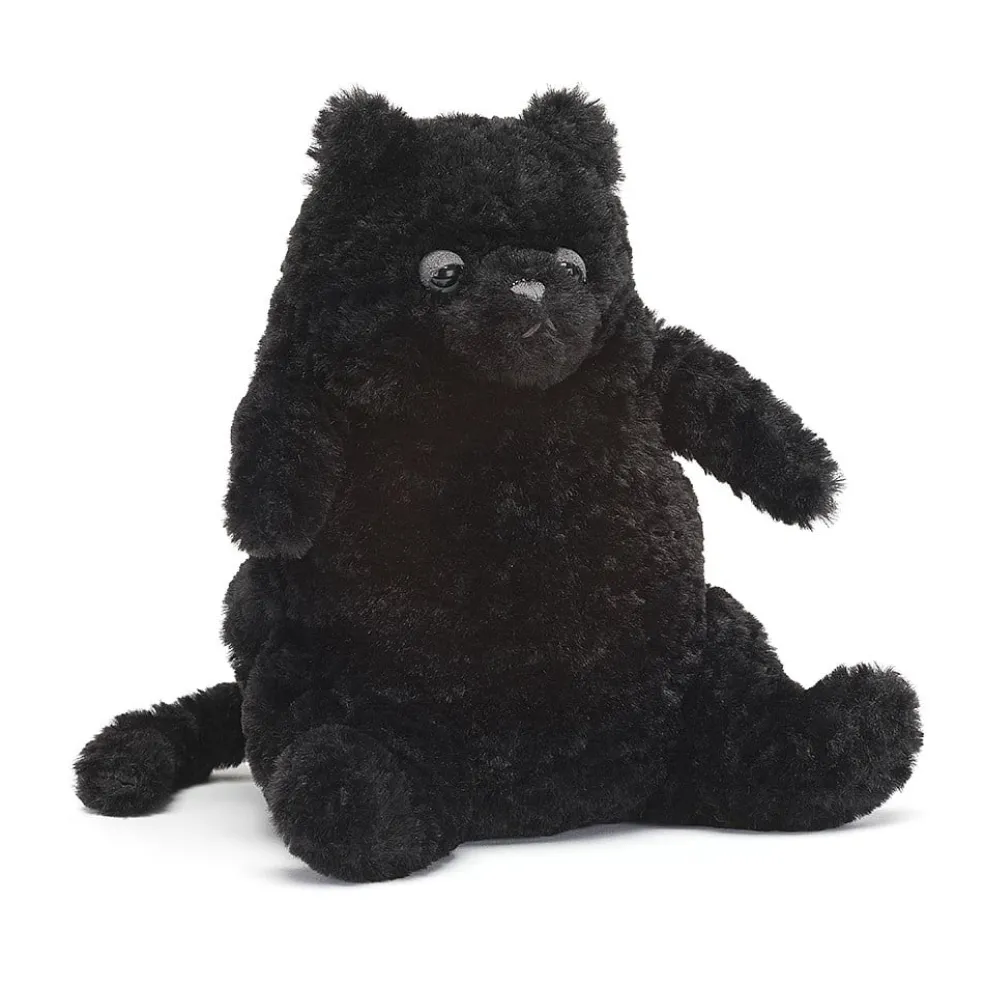 Jellycat Amore Katze Creme Schwarz 15 cm