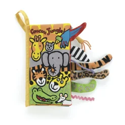 Jellycat Babybuch Stoff Schwanzen Dschungel