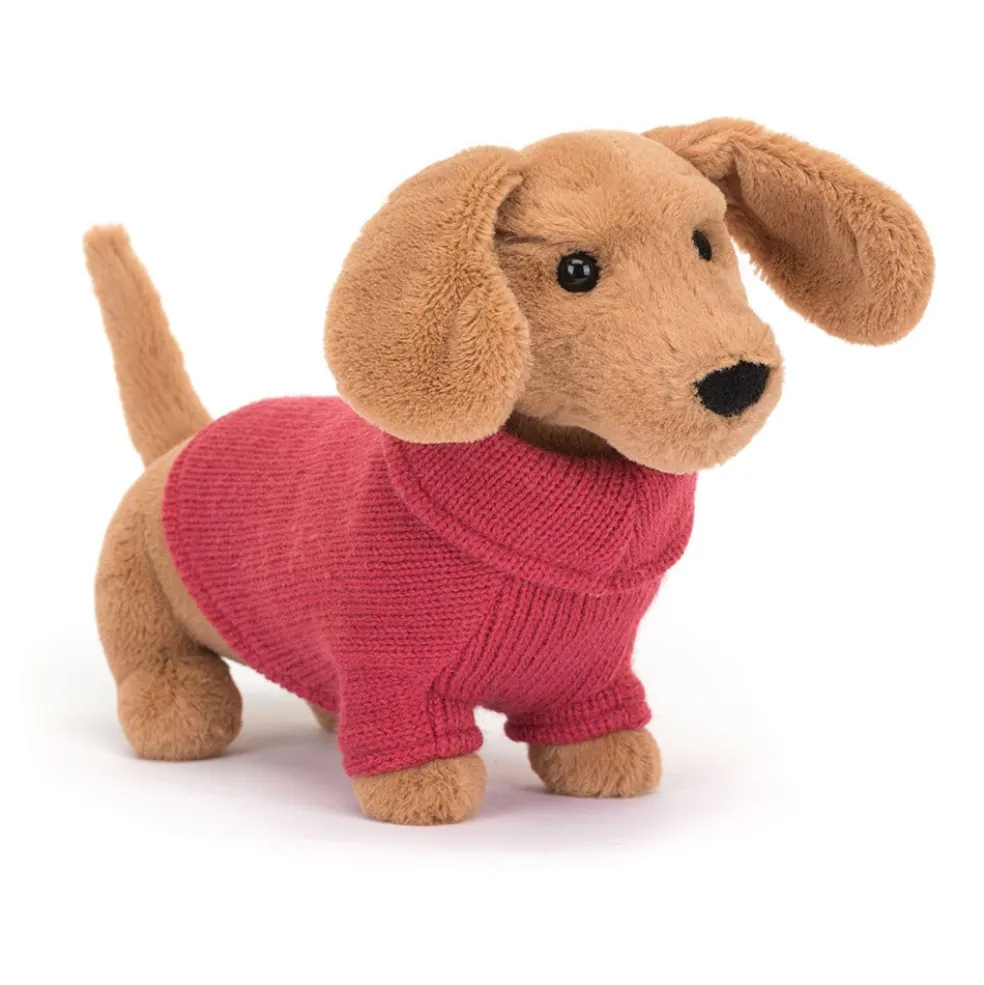 Jellycat Dachshund Stofftier Trikot Rosa 16 cm
