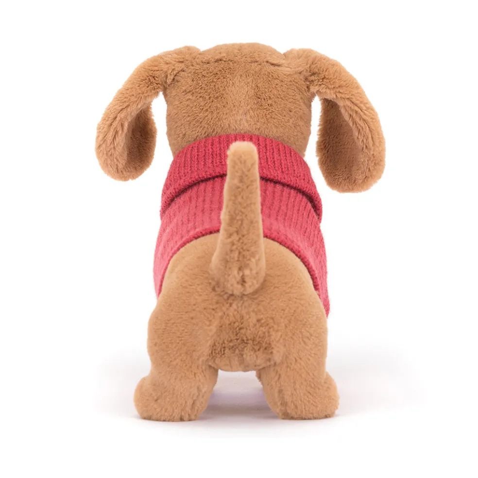 Jellycat Dachshund Stofftier Trikot Rosa 16 cm