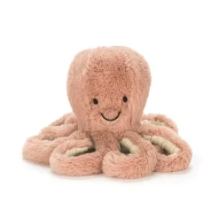 Jellycat Oktopus Odell Kuscheltier Rosa Baby 14 cm