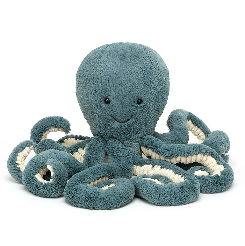 Jellycat Oktopus Storm Kuscheltier Blau Large 49 cm