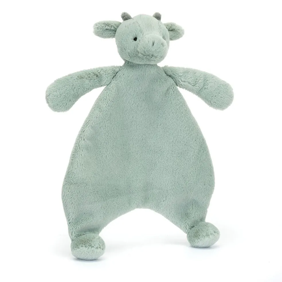 Jellycat Schmusetuch Drache Bashful Grün