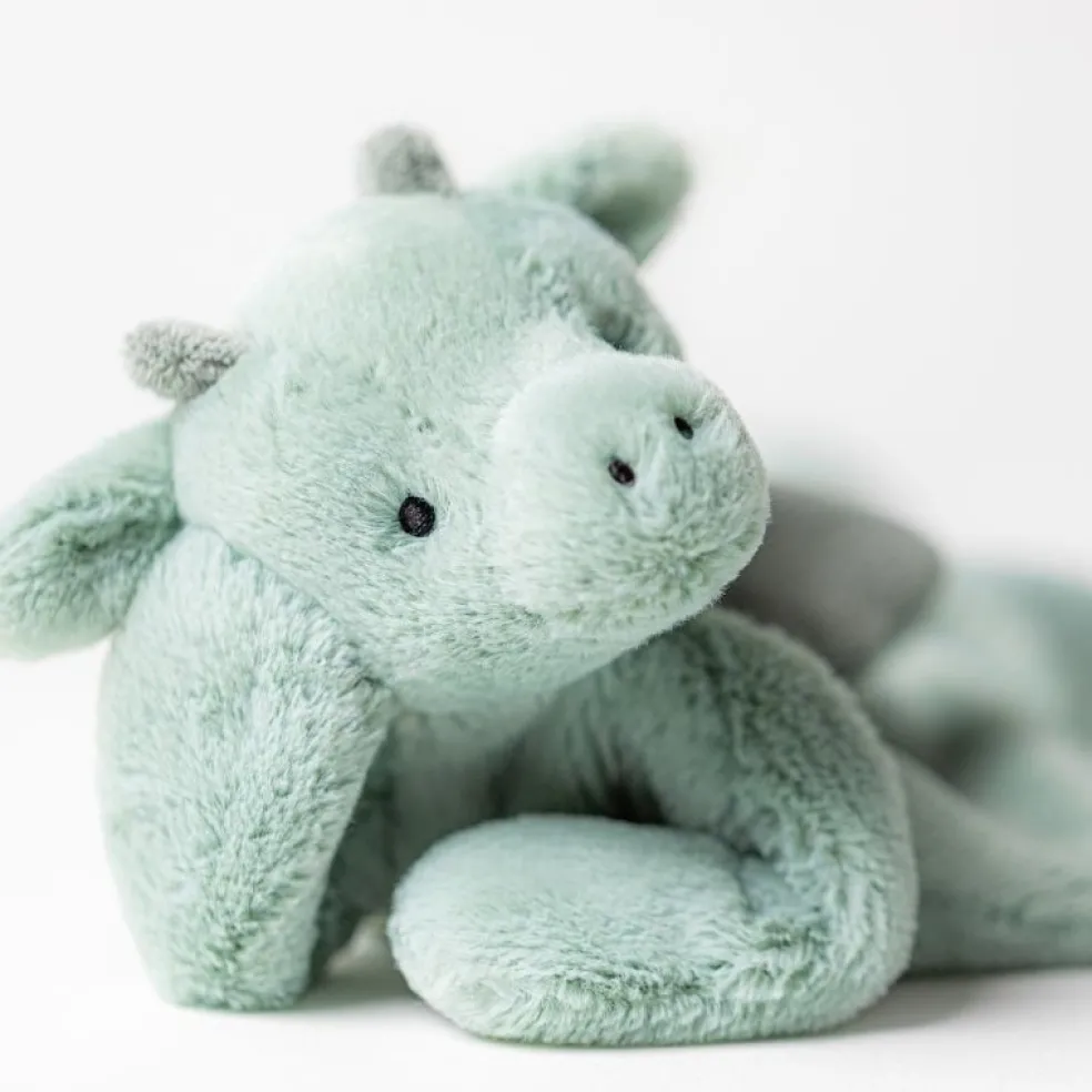 Jellycat Schmusetuch Drache Bashful Grün