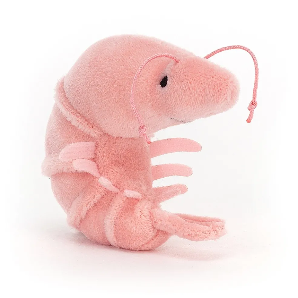 Jellycat Sensational Seafood Garnele Kuscheltier Rosa 6 cm