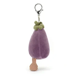 Jellycat Vivacious Gemüse Aubergine Schlüsselanhänger