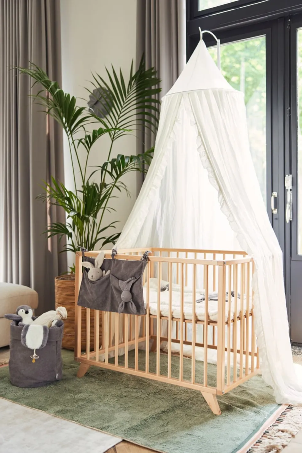 Jollein Aufbewahrungstasche Beutel Storm Grey