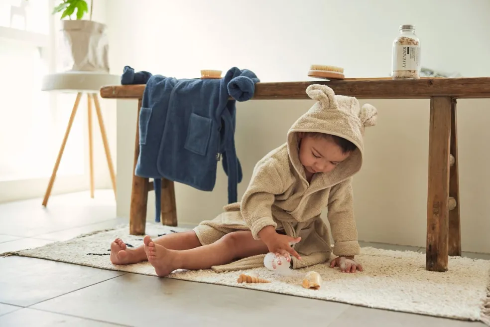 Jollein Bademantel Baby Nougat Beige 1-2 Jahre