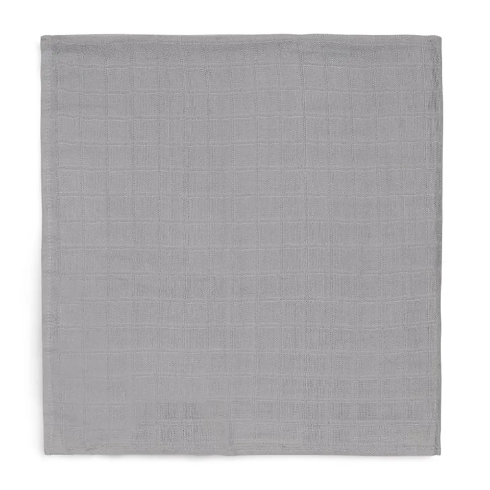 Jollein Bambus Mulltücher Grau 70x70 cm 4er Pack