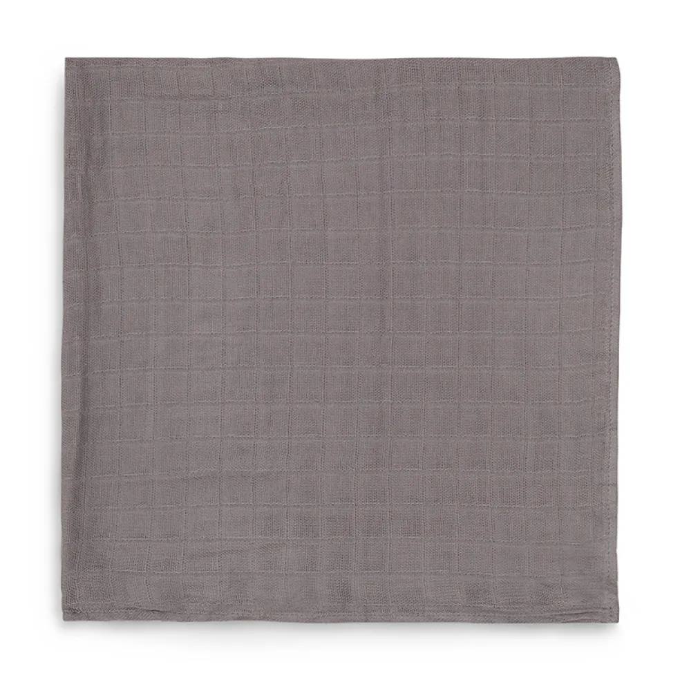 Jollein Bambus Mulltücher Grau 70x70 cm 4er Pack