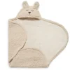 Jollein Einschlagdecke Bunny Beige Nougat 100 x 105 cm