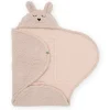 Jollein Einschlagdecke Bunny Pale Pink Rosa 100 x 105 cm
