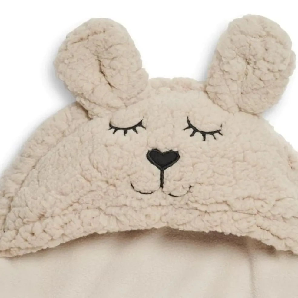 Jollein Einschlagdecke Bunny Beige Nougat 100 x 105 cm