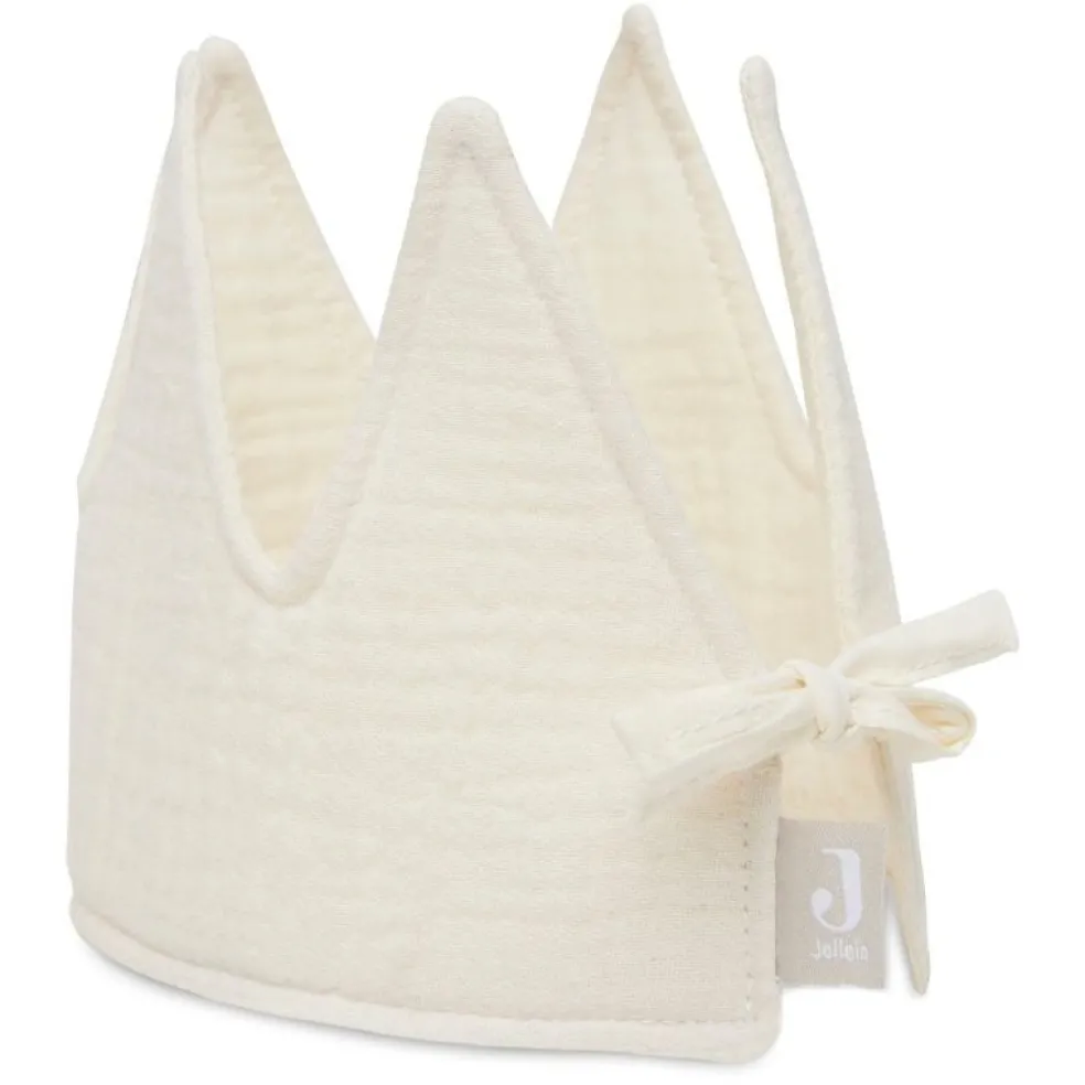 Jollein Geburtstagskrone Stoff Beige