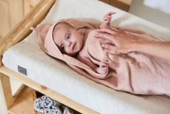 Jollein Kapuzenhandtuch Pale Pink Rosa