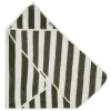 Jollein Kapuzenhandtuch Stripe Leaf Green Grün