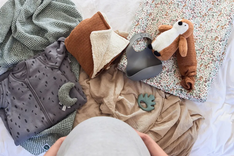 Jollein Kuscheltier Pinguin Braun
