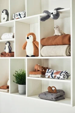 Jollein Kuscheltier Pinguin Braun