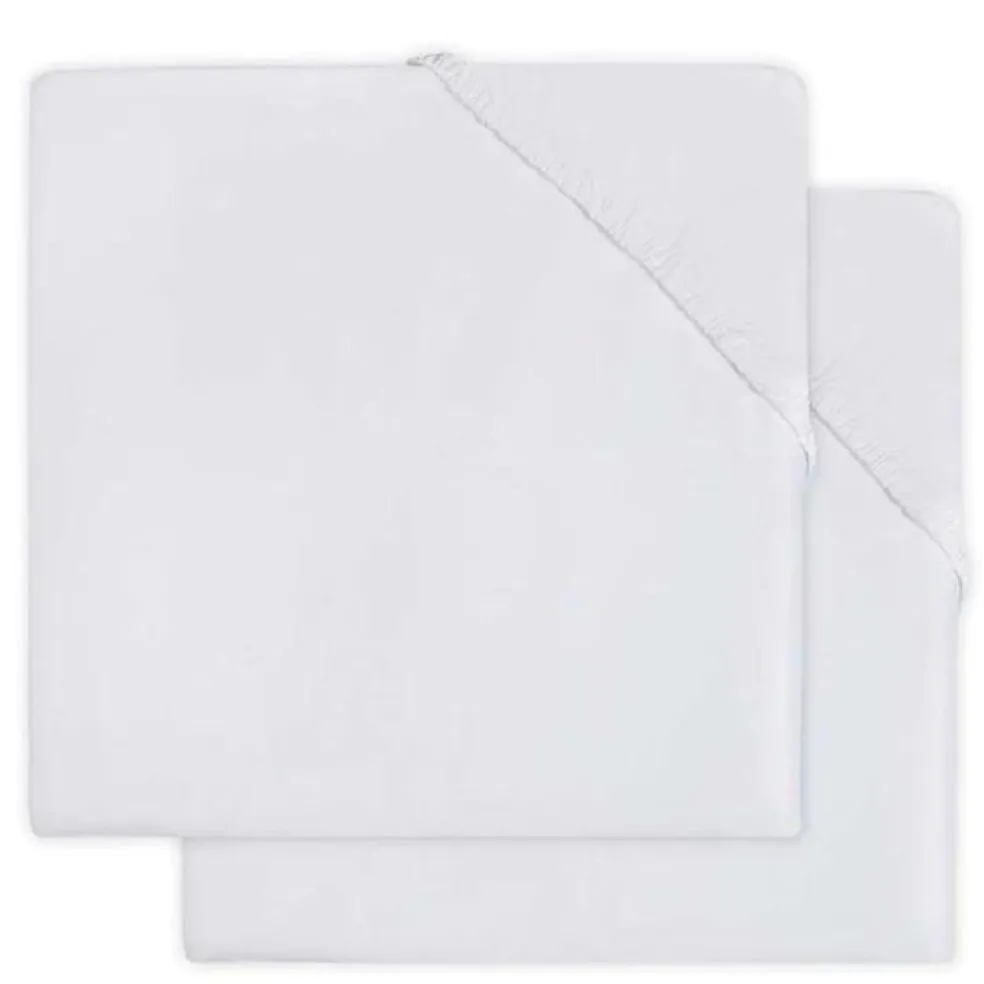 Jollein Spannbettlaken Flanell Wiege 40/50x80/90cm 2 Stück