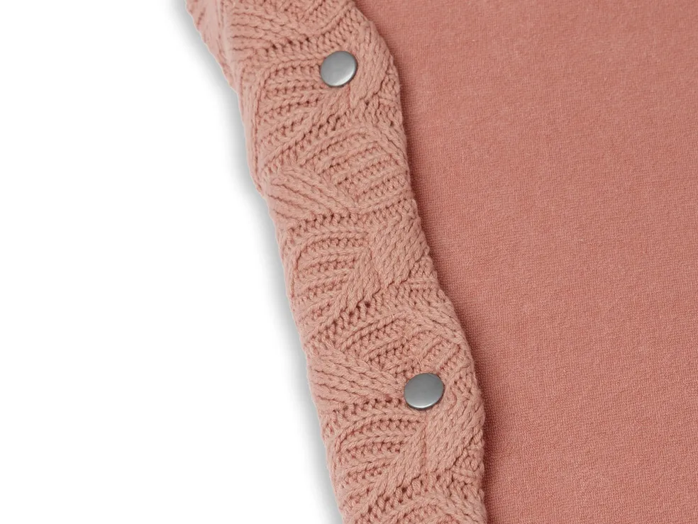 Jollein Wickelauflagenbezug Spring Knit Rosewood