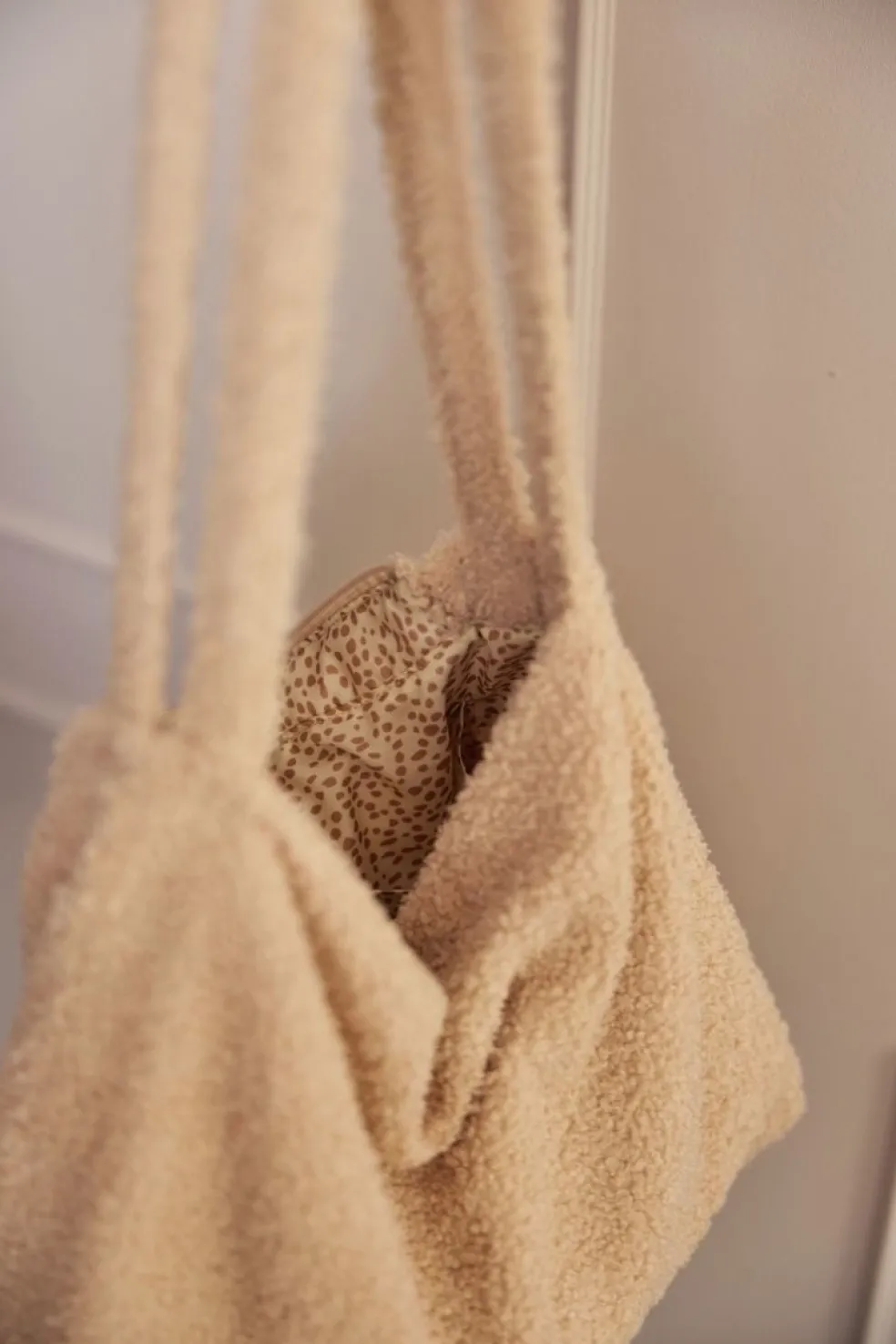 Jollein Wickeltasche Shopper Boucle Beige