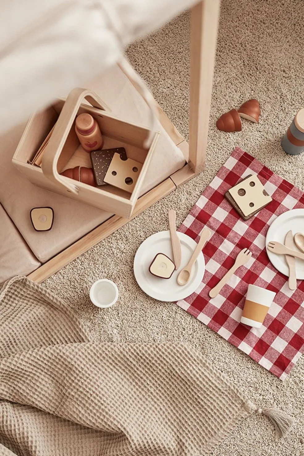 Kids Concept Picknick-Korb Kid's Hub Holz 1000605