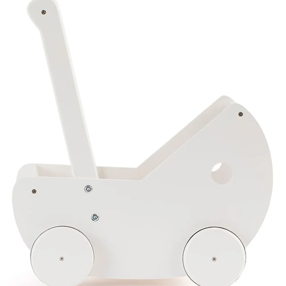 Kids Concept Puppenwagen mit Bettgarnitur weiß 1000404