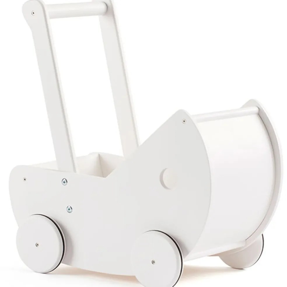 Kids Concept Puppenwagen mit Bettgarnitur weiß 1000404