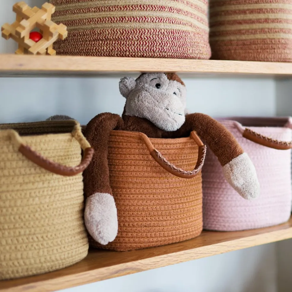 KidsDepot Aufbewahrungskorb Ewa Kupfer Braun