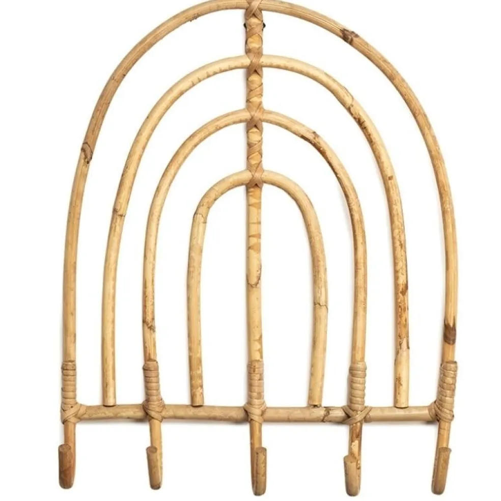 KidsDepot Rattan Garderobe Ruby Regenbogen