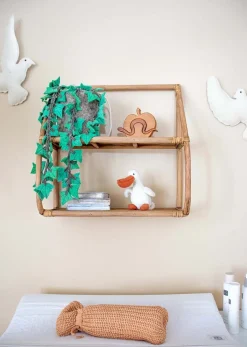 KidsDepot Vogel Kikki Beige Wanddekoration