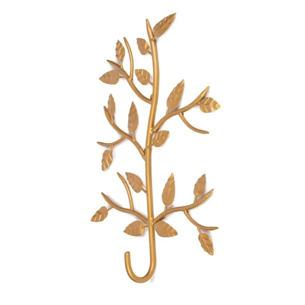 KidsDepot Wandhaken Zweig Gold Britte 37 cm
