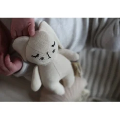 Konges Sløjd Mini Kaninchen Kuscheltier Rassel Weiß