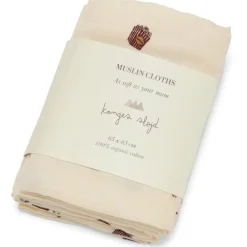 Konges Sløjd Mulltuch-Set Popcorn Beige 3er Pack