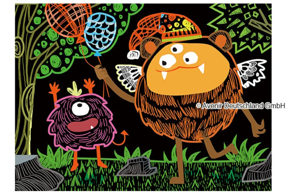 Kratzbilder Monsters