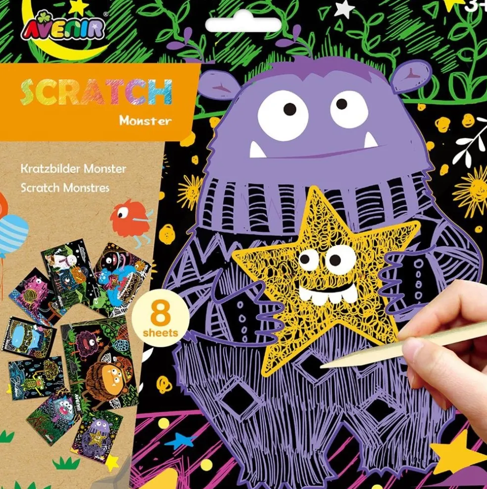Kratzbilder Monsters