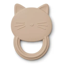 Liewood Beißring Gemma Katze Rosa