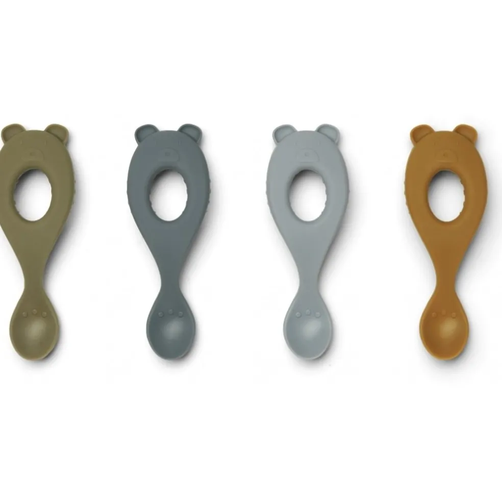 Liewood Kinderlöffel Liva Blau Mix 4er Set