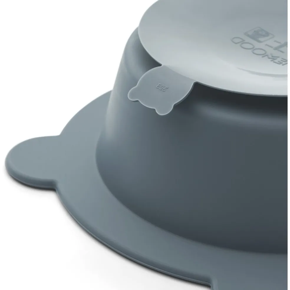 Liewood Saugnapfschüssel Peony Sea Blue 2er-Set