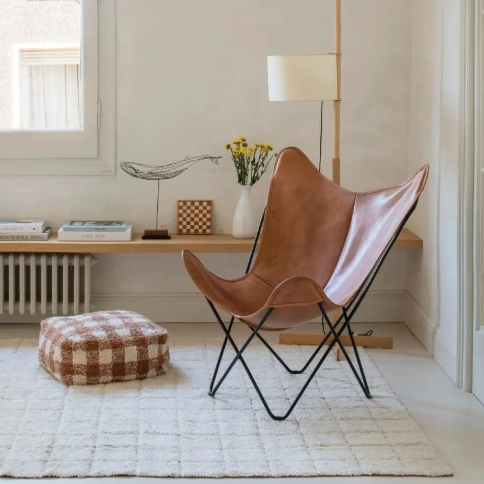 Lorena Canals Pouf Vichy Toffee Little Chefs