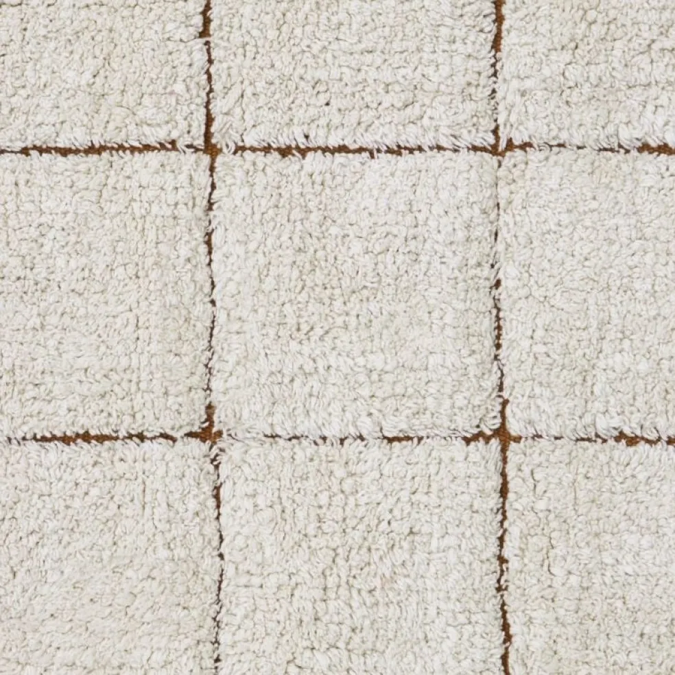Lorena Canals Teppich Mosaik Beige Waschbar 120 x 160 cm