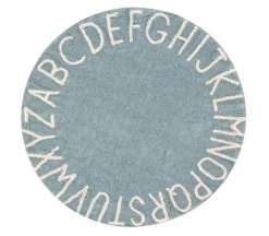 Lorena Canals Teppich Rund ABC Blau Ø 150 cm
