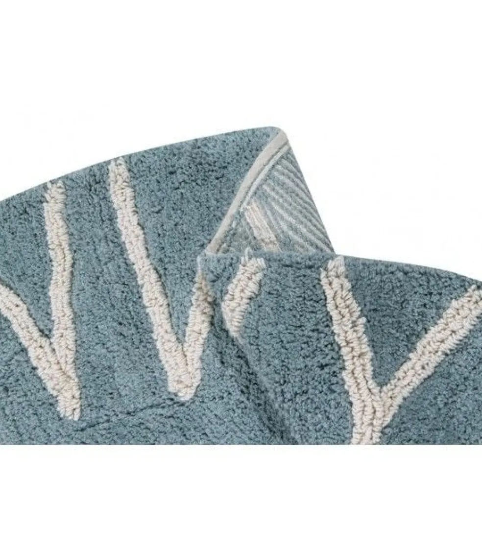Lorena Canals Teppich Rund ABC Blau Ø 150 cm