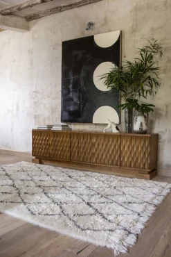 Lorena Canals Woll-Teppich Berber Soul Woolable 140 x 200 cm