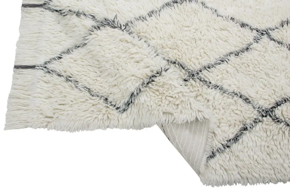 Lorena Canals Woll-Teppich Berber Woolable Soul 80 x 140 cm