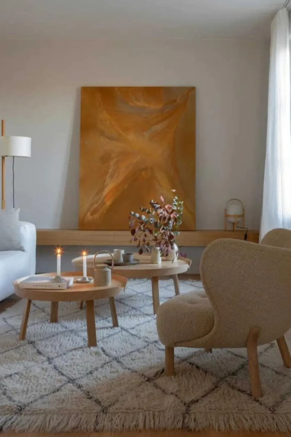 Lorena Canals Woll-Teppich Berber Soul Woolable 140 x 200 cm
