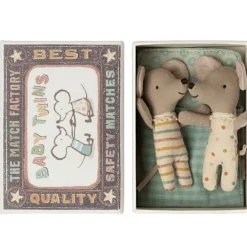 Maileg Baby Mäuse Zwillinge in Box 8 cm