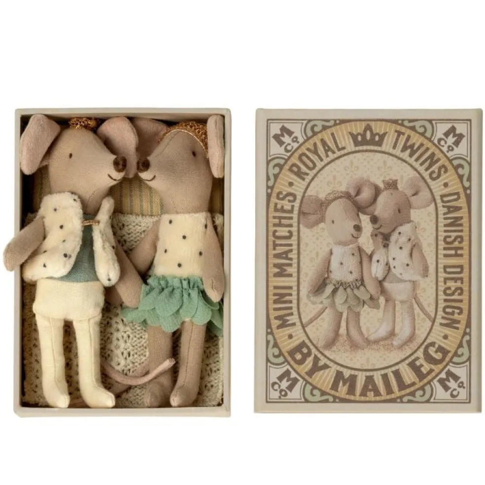 Maileg Königliche Mäuse-Zwillinge 11 cm
