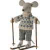 Maileg Papa Wintermaus Skiset 15 cm
